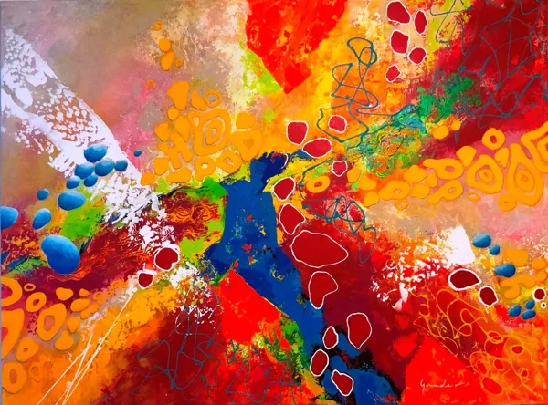 convergence . 97x130cm (60F)