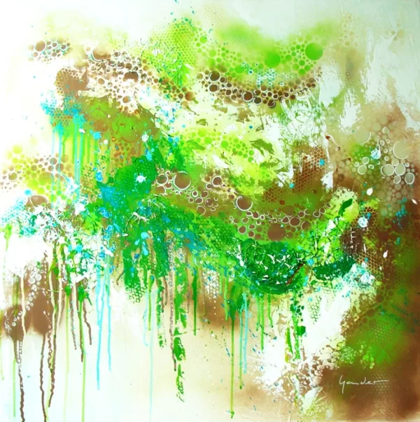 printemps . 80x80cm