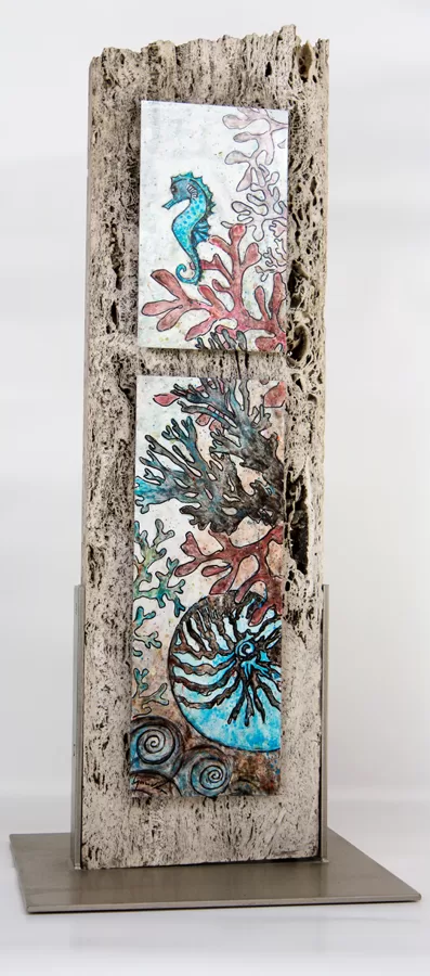coralia [pierre de travertin] . 65x22x4