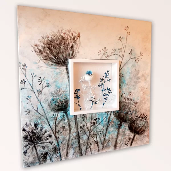 fenêtre nature . 40x40